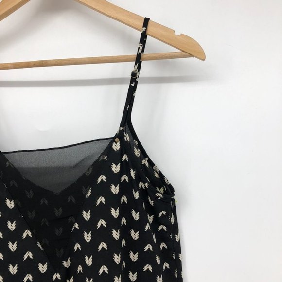 Monk & Lou NWT Black and White Elise Camisole Arrow Pattern Size XS - Picture 12 of 15